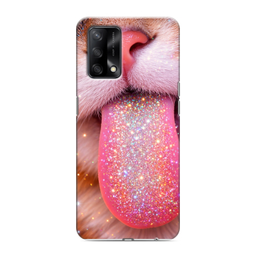 Силиконовый чехол на OPPO A74 с принтом для девочек Силиконовый чехол на OPPO A74 с принтом для девочек