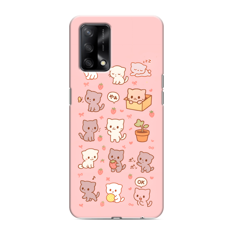 Силиконовый противоударный чехол на OPPO A74 с принтом Hello Kitty Хелоу Кити Силиконовый противоударный чехол на OPPO A74 с принтом Hello Kitty Хелоу Кити