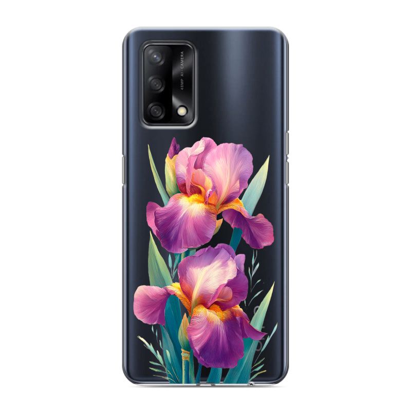 Силиконовый чехол на OPPO A74 с принтом Цветы орхидеи Силиконовый чехол на OPPO A74 с принтом Цветы орхидеи