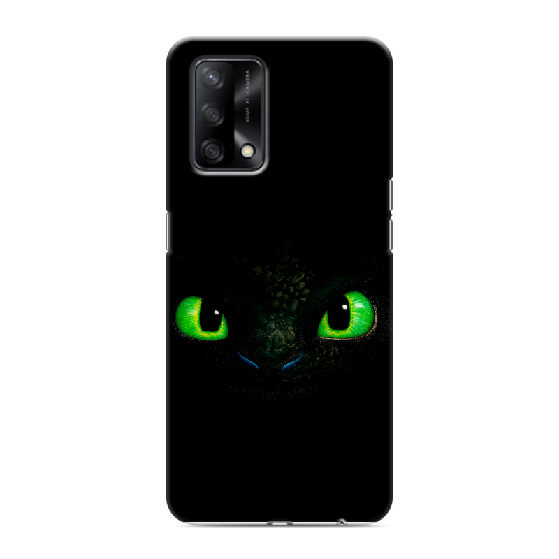Силиконовый противоударный чехол на OPPO A74 с принтом Как приручить дракона Силиконовый противоударный чехол на OPPO A74 с принтом Как приручить дракона