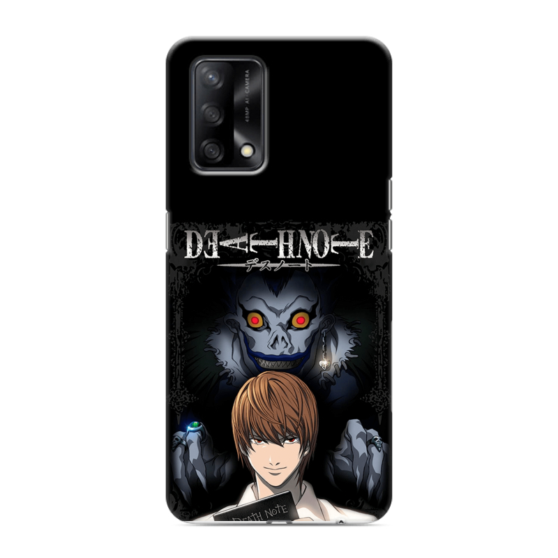 Силиконовый чехол на OPPO A74 с принтом Death note Тетрадь смерти Силиконовый чехол на OPPO A74 с принтом Death note Тетрадь смерти