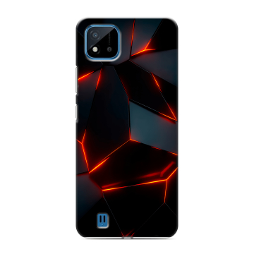 Силиконовый чехол на Realme C11 (2021) с принтом Яркие абстракции Силиконовый чехол на Realme C11 (2021) с принтом Яркие абстракции