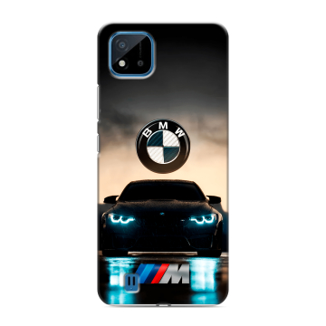 Силиконовый чехол на Realme C11 (2021) с принтом БМВ BMW Силиконовый чехол на Realme C11 (2021) с принтом БМВ BMW