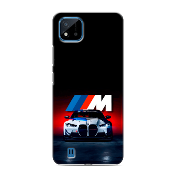 Силиконовый чехол на Realme C11 (2021) с принтом БМВ BMW Силиконовый чехол на Realme C11 (2021) с принтом БМВ BMW