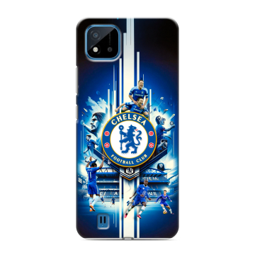 Силиконовый чехол на Realme C11 (2021) с принтом Chelsea Челси