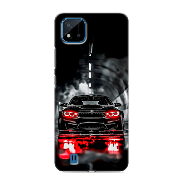 Силиконовый чехол на Realme C11 (2021) с принтом BMW БМВ Силиконовый чехол на Realme C11 (2021) с принтом BMW БМВ