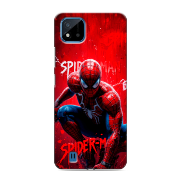 Силиконовый чехол на Realme C11 (2021) с принтом Spiderman Человек паук Силиконовый чехол на Realme C11 (2021) с принтом Spiderman Человек паук