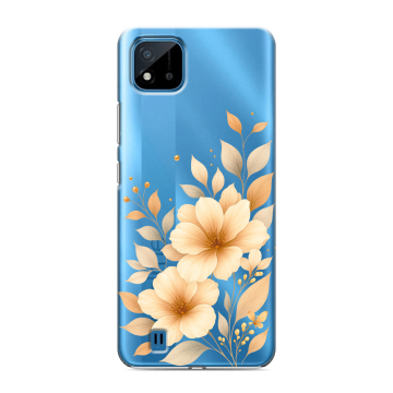 Силиконовый чехол на Realme C11 (2021) с принтом для девушки