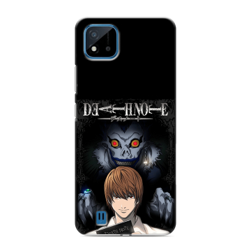 Силиконовый чехол на Realme C11 (2021) с принтом Death note Тетрадь смерти