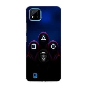 Силиконовый чехол на Realme C11 (2021) с принтом Игра Кальмара