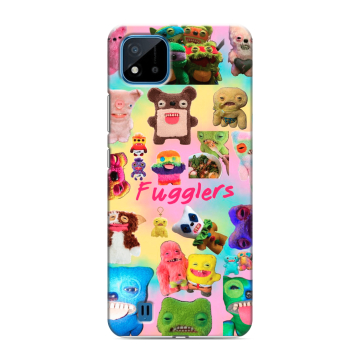 Силиконовый чехол на Realme C11 (2021) с принтом Флагер Fuggler