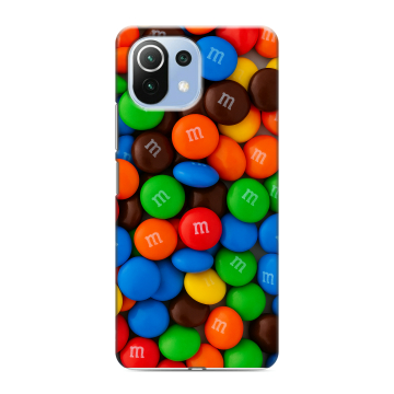Силиконовый чехол на Xiaomi Mi 11 Lite с принтом Конфеты Силиконовый чехол на Xiaomi Mi 11 Lite с принтом Конфеты