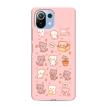 Силиконовый чехол на Xiaomi Mi 11 Lite с принтом Hello Kitty Хелоу Кити Силиконовый чехол на Xiaomi Mi 11 Lite с принтом Hello Kitty Хелоу Кити