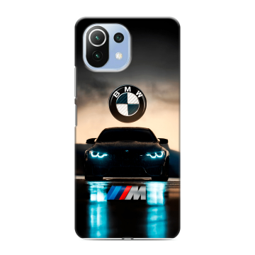 Силиконовый чехол на Xiaomi Mi 11 Lite с принтом БМВ BMW Силиконовый чехол на Xiaomi Mi 11 Lite с принтом БМВ BMW