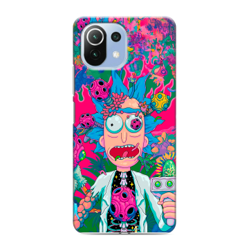 Силиконовый чехол на Xiaomi Mi 11 Lite с принтом Рик и Морти Rick Morty Силиконовый чехол на Xiaomi Mi 11 Lite с принтом Рик и Морти Rick Morty
