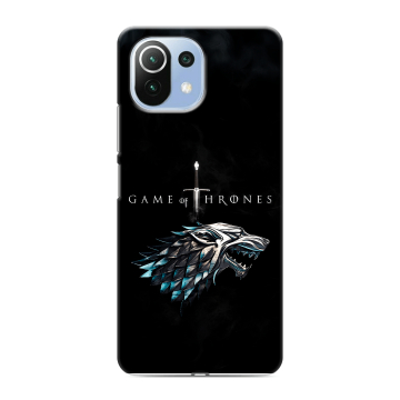 Силиконовый чехол на Xiaomi Mi 11 Lite с принтом Игра Престолов Game Thrones