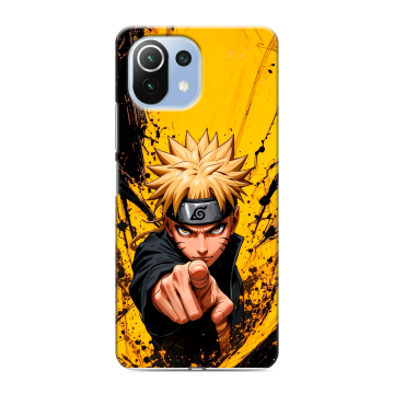 Силиконовый чехол на Xiaomi Mi 11 Lite с принтом Naruto Наруто