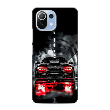 Силиконовый чехол на Xiaomi Mi 11 Lite с принтом BMW БМВ Силиконовый чехол на Xiaomi Mi 11 Lite с принтом BMW БМВ