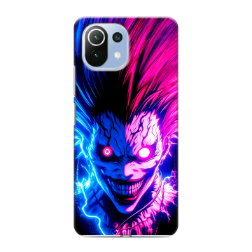 Силиконовый чехол на Xiaomi Mi 11 Lite с принтом Death note Тетрадь смерти