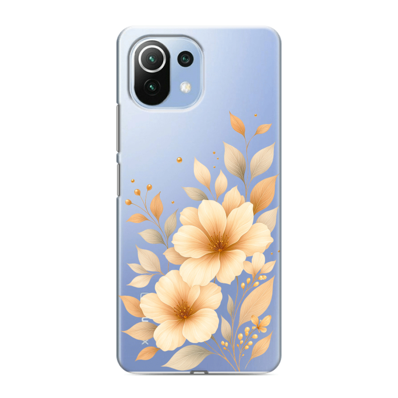 Силиконовый чехол на Xiaomi Mi 11 Lite с принтом для девушки Силиконовый чехол на Xiaomi Mi 11 Lite с принтом для девушки