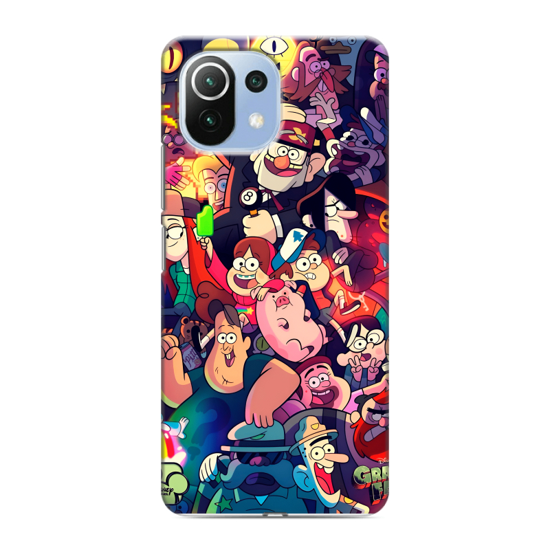 Силиконовый чехол на Xiaomi Mi 11 Lite с принтом Gravity Falls Гравити Фолз Силиконовый чехол на Xiaomi Mi 11 Lite с принтом Gravity Falls Гравити Фолз