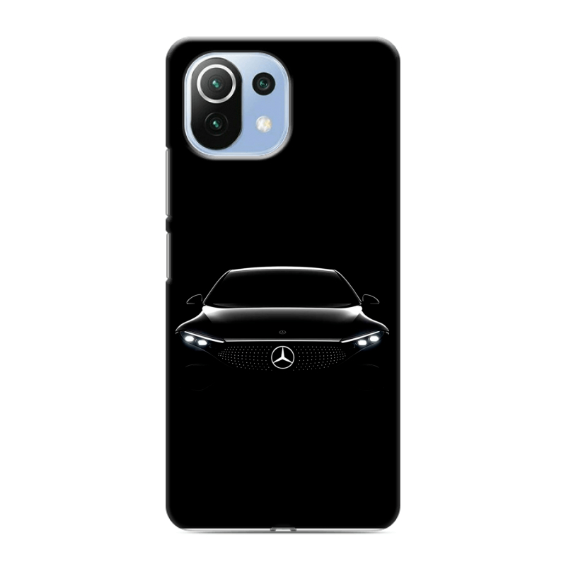 Силиконовый противоударный чехол на Xiaomi Mi 11 Lite с принтом Mercedes Мерседес Силиконовый противоударный чехол на Xiaomi Mi 11 Lite с принтом Mercedes Мерседес