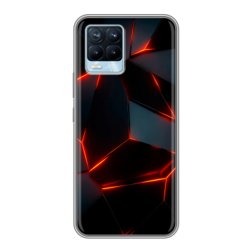 Силиконовый чехол на Realme 8 с принтом Яркие абстракции Силиконовый чехол на Realme 8 с принтом Яркие абстракции