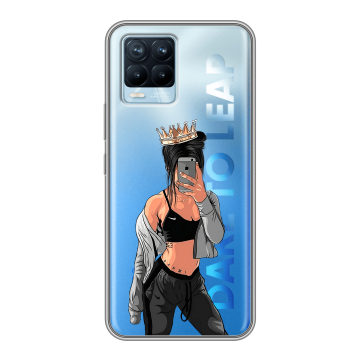 Силиконовый чехол на Realme 8 с принтом Женские принты Силиконовый чехол на Realme 8 с принтом Женские принты