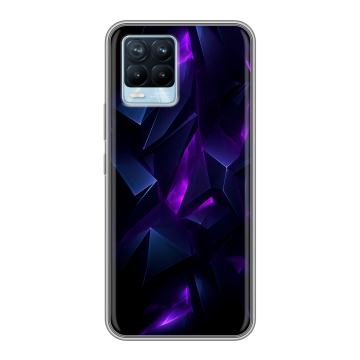 Силиконовый чехол на Realme 8 с принтом Абстракиция