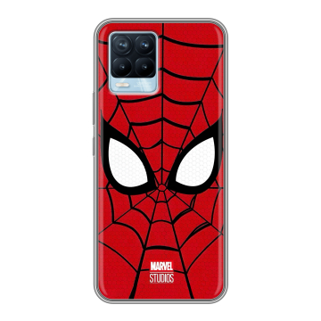 Силиконовый чехол на Realme 8 с принтом человек паук spiderman