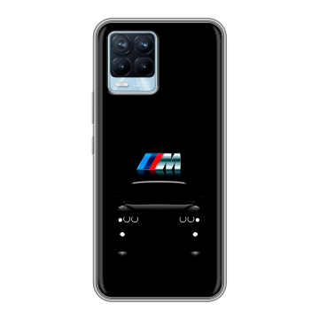 Силиконовый чехол на Realme 8 с принтом БМВ BMW