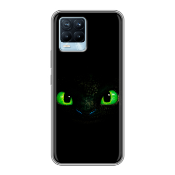 Силиконовый чехол на Realme 8 с принтом Как приручить дракона Силиконовый чехол на Realme 8 с принтом Как приручить дракона