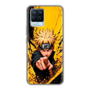 Силиконовый чехол на Realme 8 с принтом Naruto Наруто Силиконовый чехол на Realme 8 с принтом Naruto Наруто
