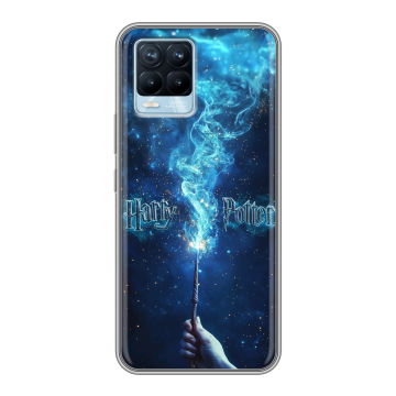 Силиконовый чехол на Realme 8 с принтом Harry Potter Гарри Поттер Силиконовый чехол на Realme 8 с принтом Harry Potter Гарри Поттер