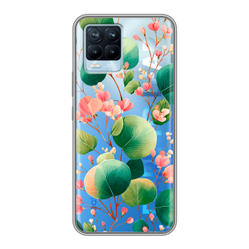 Силиконовый чехол на Realme 8 с принтом женский