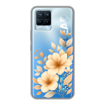 Силиконовый чехол на Realme 8 с принтом для девушки