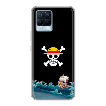 Силиконовый чехол на Realme 8 с принтом One Piece Ван Пис Силиконовый чехол на Realme 8 с принтом One Piece Ван Пис