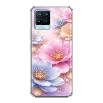 Силиконовый чехол на Realme 8 с принтом женский Силиконовый чехол на Realme 8 с принтом женский