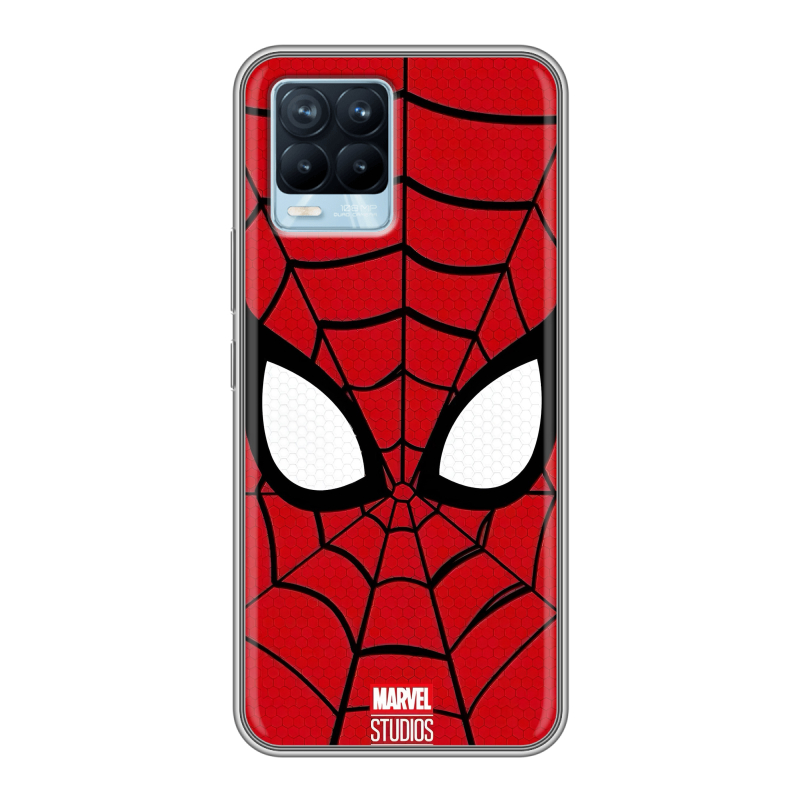 Силиконовый чехол на Realme 8 с принтом человек паук spiderman Силиконовый чехол на Realme 8 с принтом человек паук spiderman