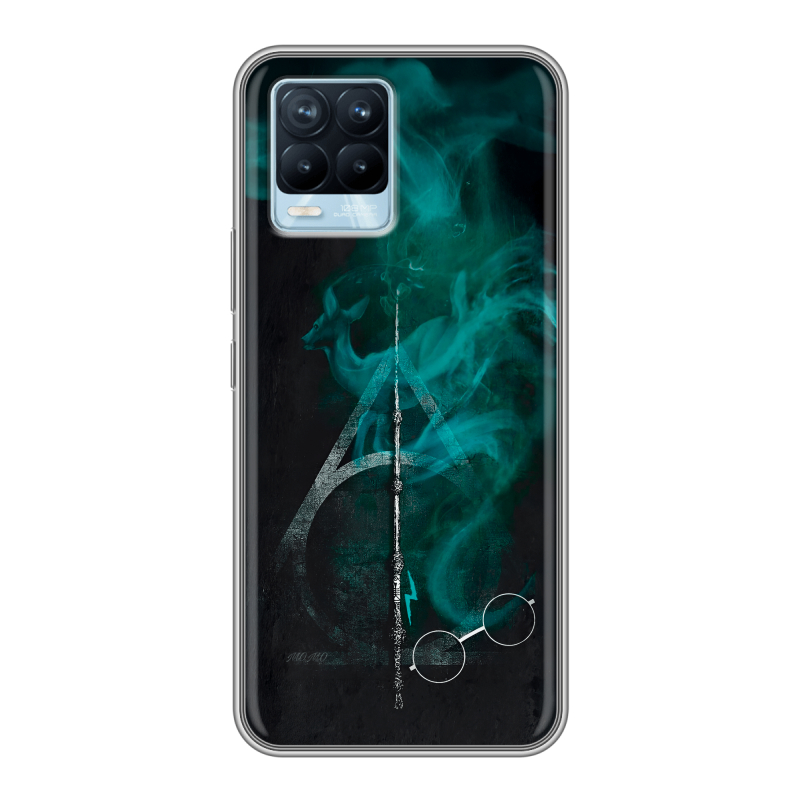 Силиконовый чехол на Realme 8 с принтом Гарри Поттер Harry Potter Силиконовый чехол на Realme 8 с принтом Гарри Поттер Harry Potter