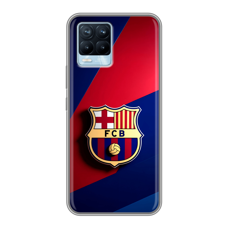 Силиконовый чехол на Realme 8 с принтом Барселона Barcelona Силиконовый чехол на Realme 8 с принтом Барселона Barcelona