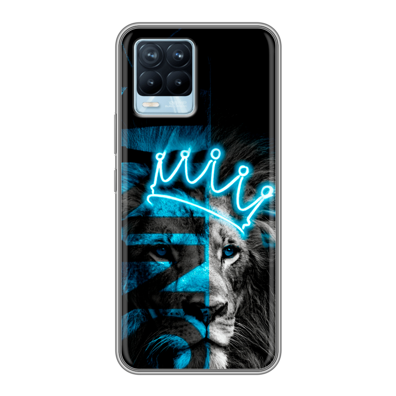 Силиконовый чехол на Realme 8 с принтом Король лев Силиконовый чехол на Realme 8 с принтом Король лев