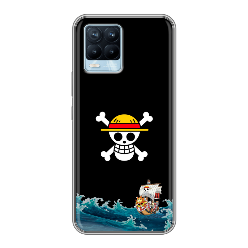 Силиконовый чехол на Realme 8 с принтом One Piece Ван Пис Силиконовый чехол на Realme 8 с принтом One Piece Ван Пис