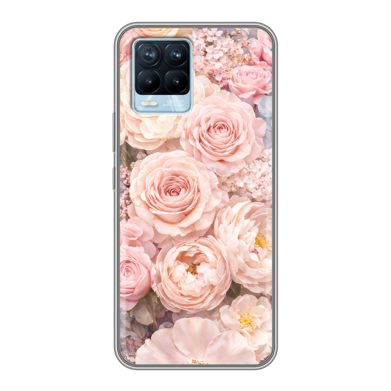 Пластиковый чехол на Realme 8 с принтом женский Пластиковый чехол на Realme 8 с принтом женский