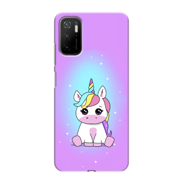 Силиконовый чехол на Xiaomi Poco M3 Pro с принтом Единорог Силиконовый чехол на Xiaomi Poco M3 Pro с принтом Единорог