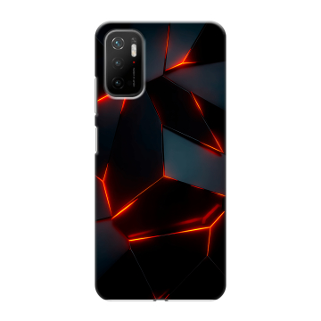 Силиконовый чехол на Xiaomi Poco M3 Pro с принтом Яркие абстракции Силиконовый чехол на Xiaomi Poco M3 Pro с принтом Яркие абстракции