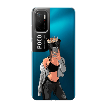 Силиконовый чехол на Xiaomi Poco M3 Pro с принтом Женские принты Силиконовый чехол на Xiaomi Poco M3 Pro с принтом Женские принты