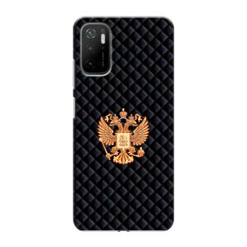 Силиконовый чехол на Xiaomi Poco M3 Pro с принтом Герб России принт Силиконовый чехол на Xiaomi Poco M3 Pro с принтом Герб России принт