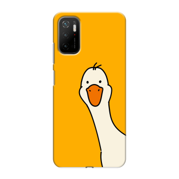 Силиконовый чехол на Xiaomi Poco M3 Pro с принтом Утка Силиконовый чехол на Xiaomi Poco M3 Pro с принтом Утка