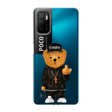 Силиконовый чехол на Xiaomi Poco M3 Pro с принтом Плюшевый медведь Силиконовый чехол на Xiaomi Poco M3 Pro с принтом Плюшевый медведь